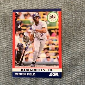 1991 Score Baseball Card Trading Card